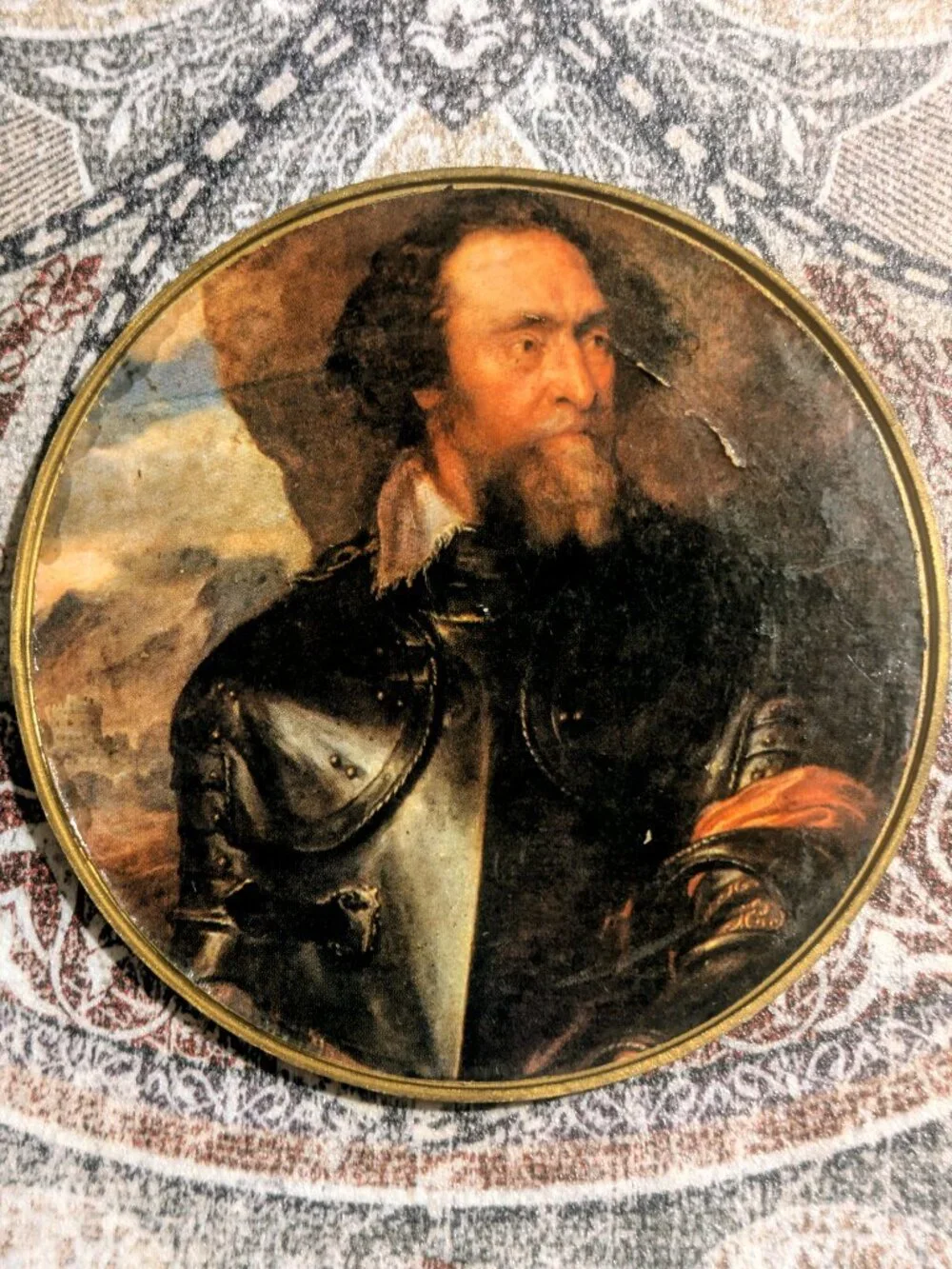 HEMA Vintage 1960s Spanish Coaster Set - Baroque Old Master Portraits - Set of 6